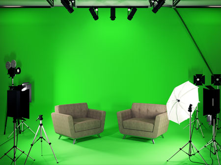 Studio video shooting
