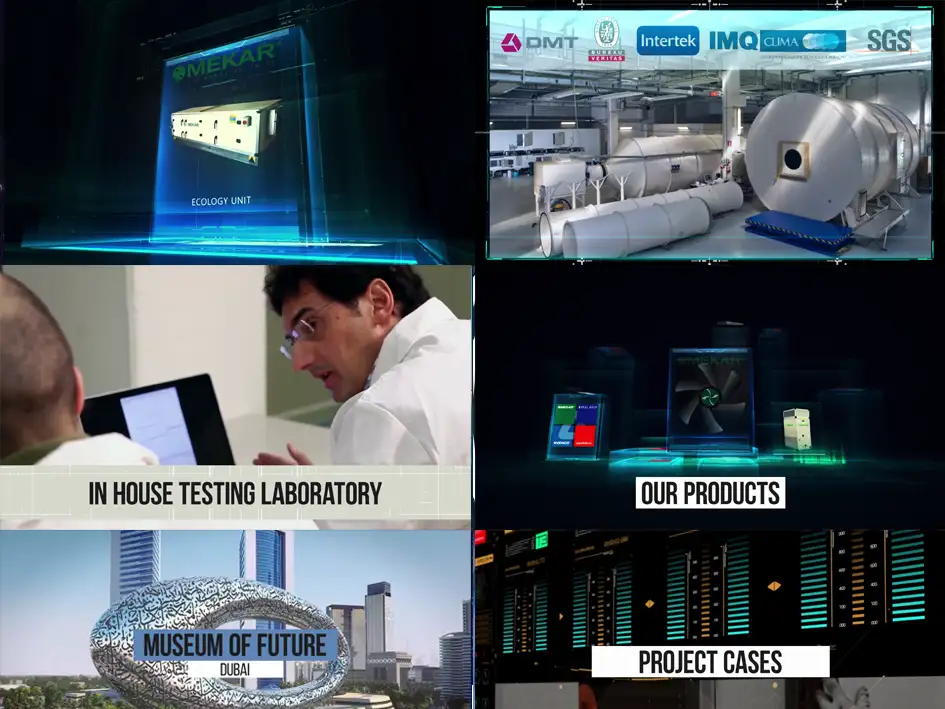 Industrial corporate video production in UAE — Mekar example by Dubaiceberg